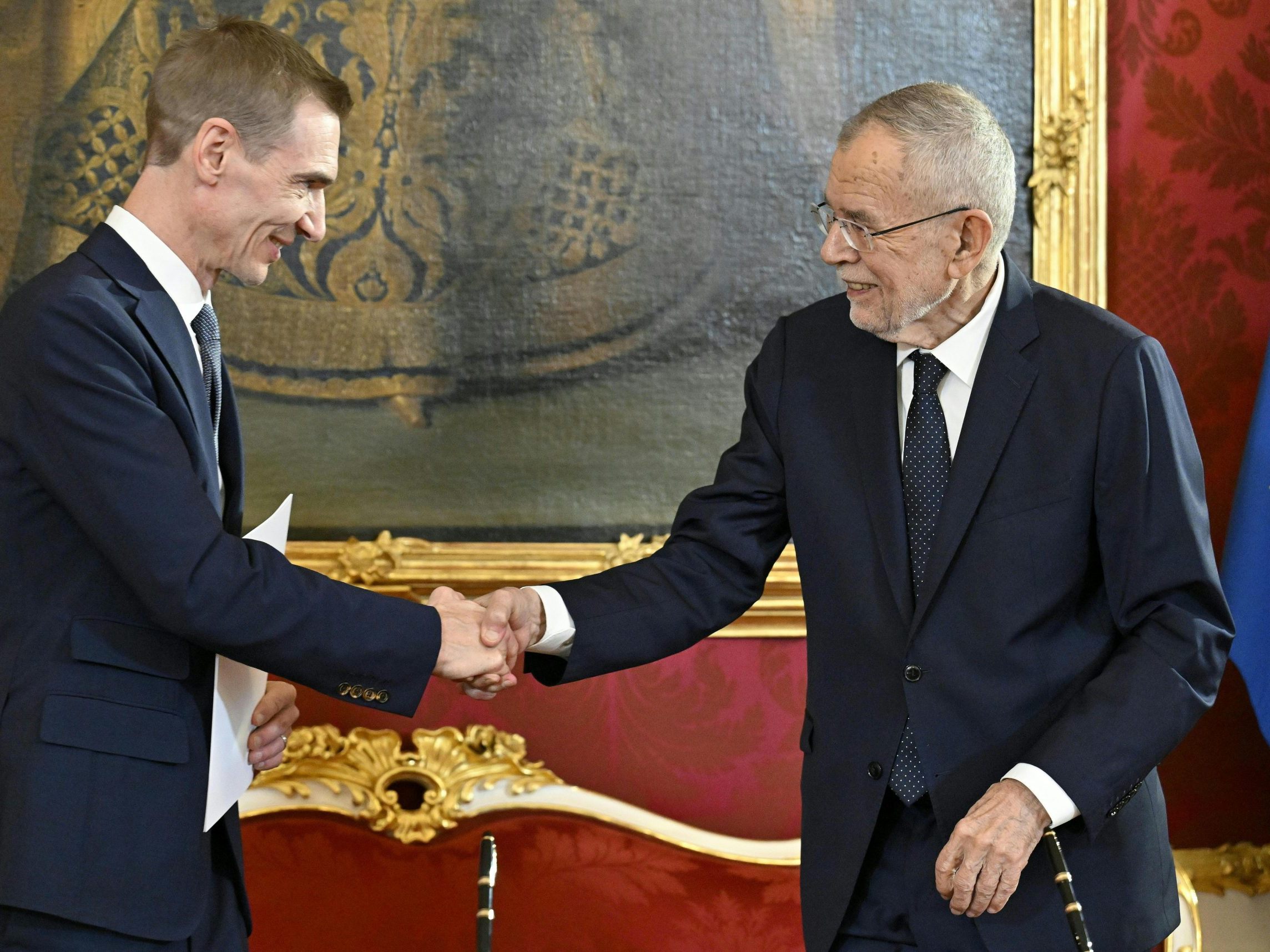Mayr und Van der Bellen.
