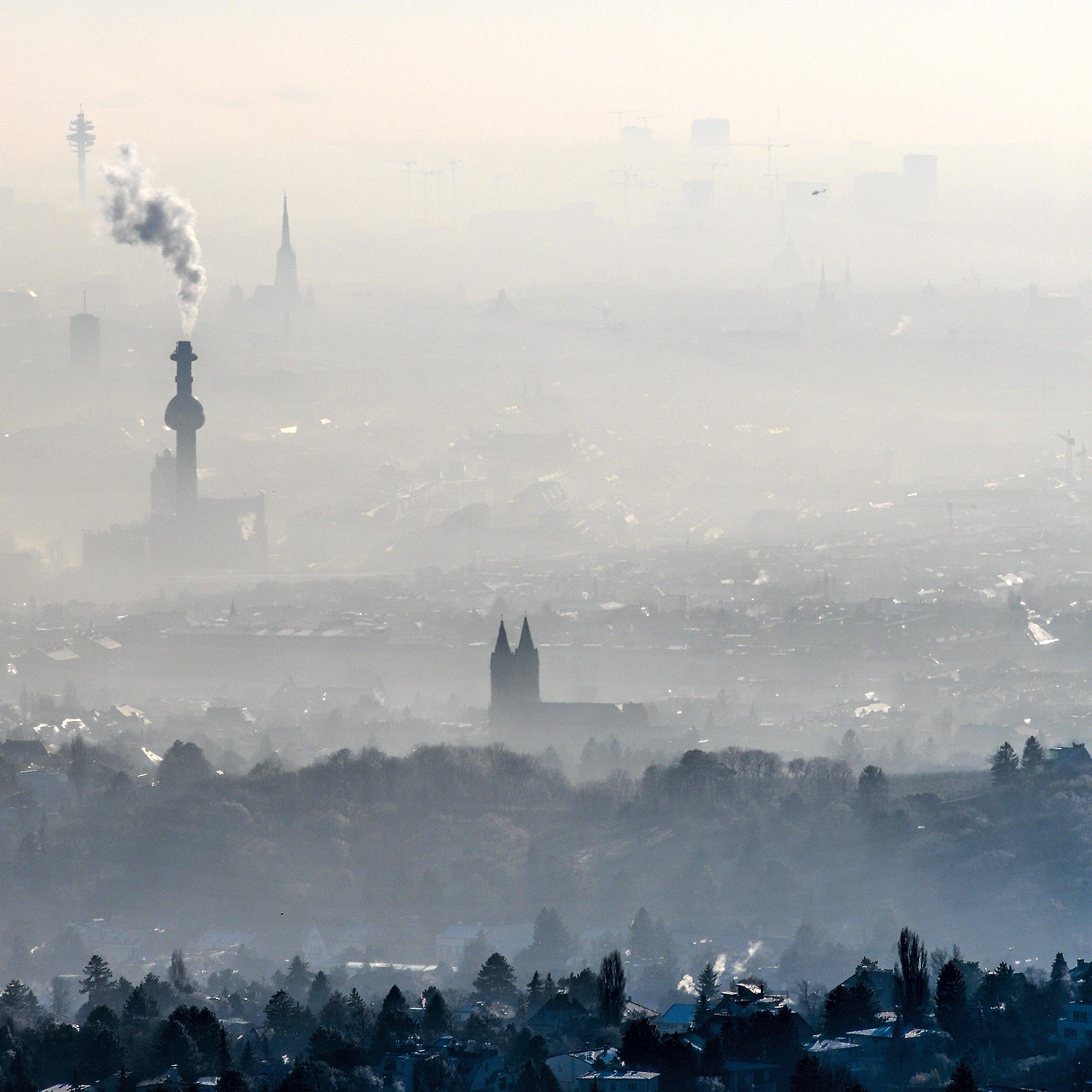Die Großwetterlage sorgte für mehr Feinstoffbelastung in Wien.