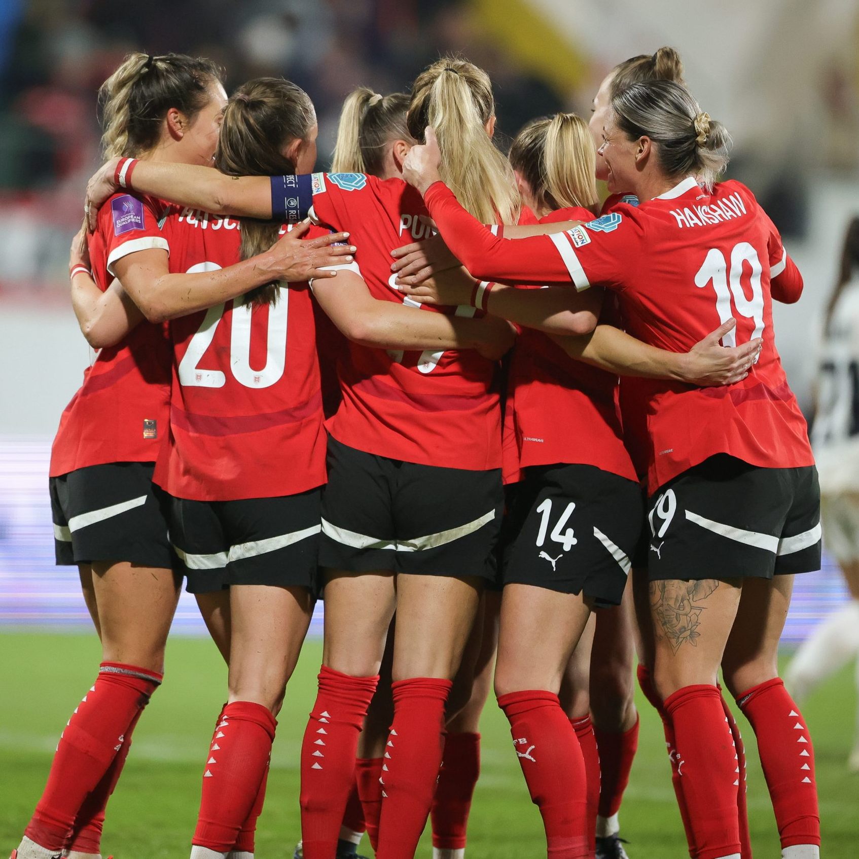 Die ÖFB-Frauen wollen auch gegen Polen jubeln.