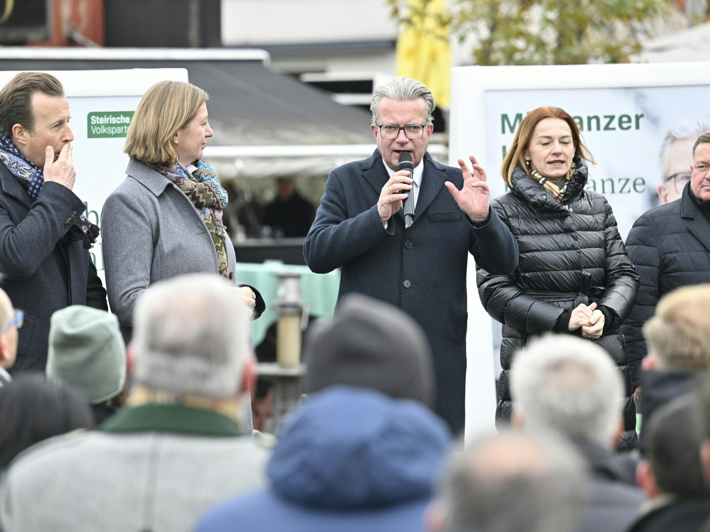 Drexler trat beim Wahlkampfabschluss der ÖVP in der steirischen Landeshauptstadt auf.