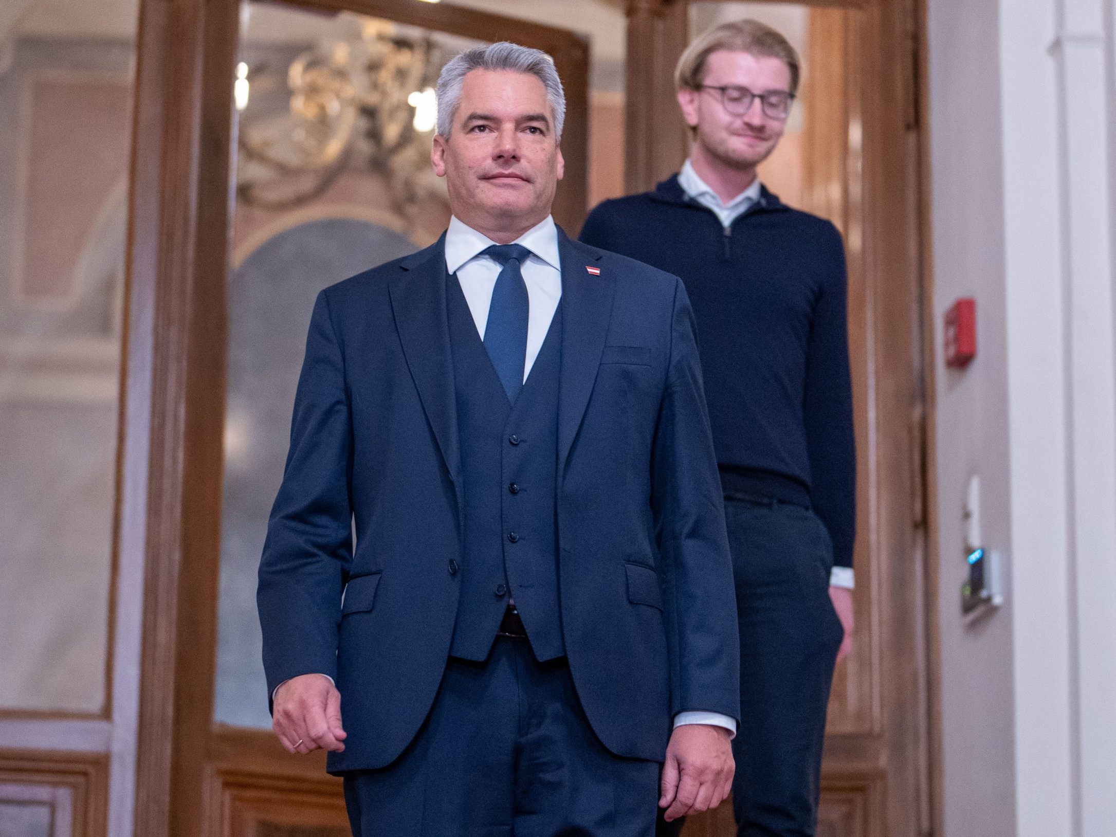ÖVP, SPÖ und NEOS haben noch nicht fertig sondiert. ÖVP, SPÖ und NEOS haben noch nicht fertig sondiert.