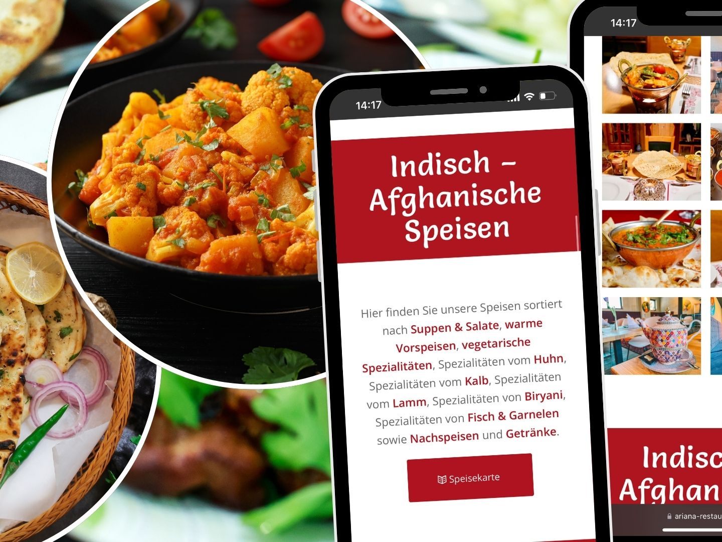 Ob vegetarisch, vegan oder klassisch mit Fleisch – das Ariana bietet Köstlichkeiten für jeden Geschmack. Ob vegetarisch, vegan oder klassisch mit Fleisch – das Ariana bietet Köstlichkeiten für jeden Geschmack.
