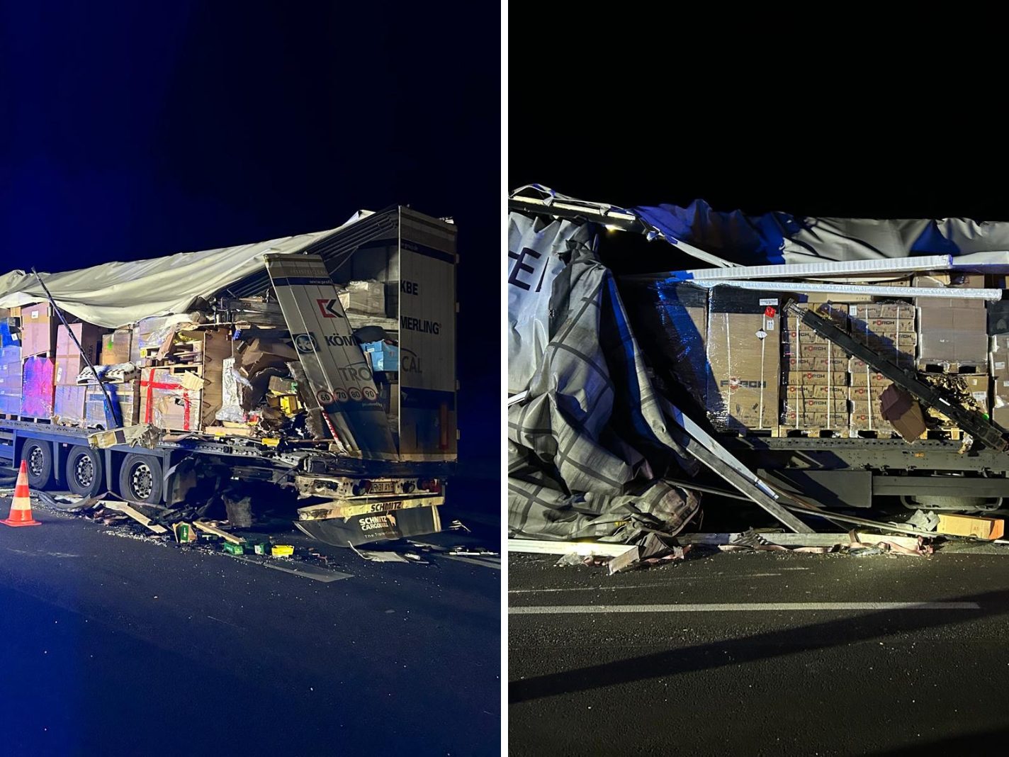 Auf der A4 kam es zu einem schweren Unfall. Auf der A4 kam es zu einem schweren Unfall.