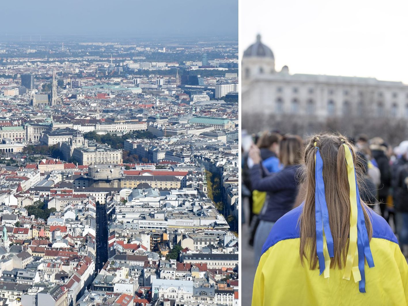 Der tausendste Tag des Ukraine-Kriegs wird sich auch in Wien in Form von Demonstrationen bemerkbar machen. Der tausendste Tag des Ukraine-Kriegs wird sich auch in Wien in Form von Demonstrationen bemerkbar machen.