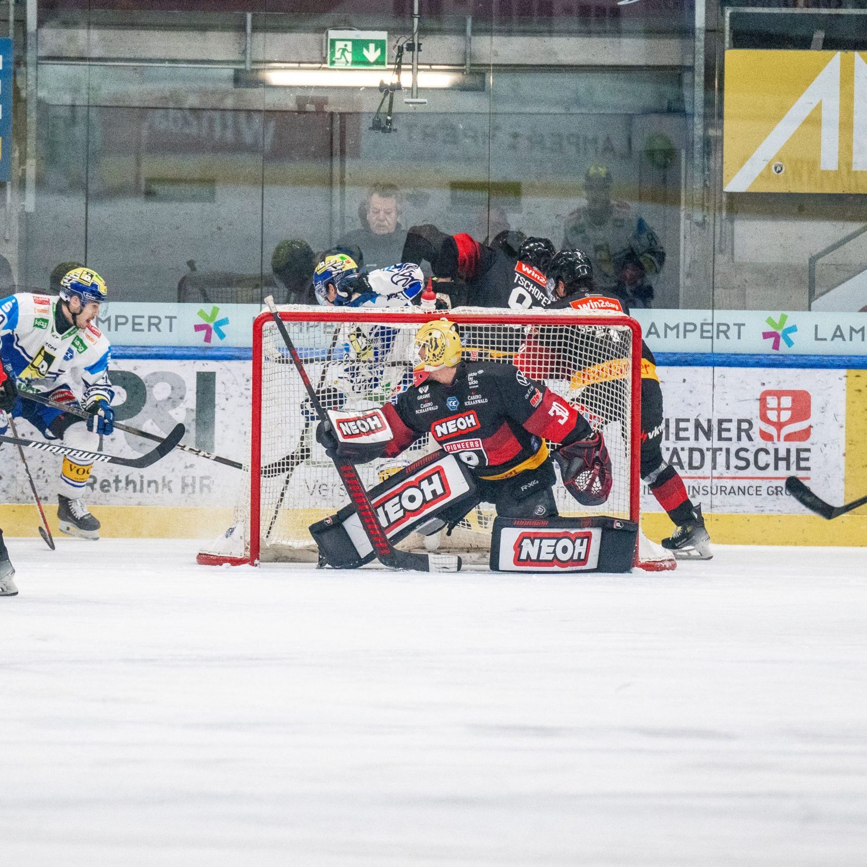 Die Pioneers mussten sich knapp gegen Villach geschlagen geben.