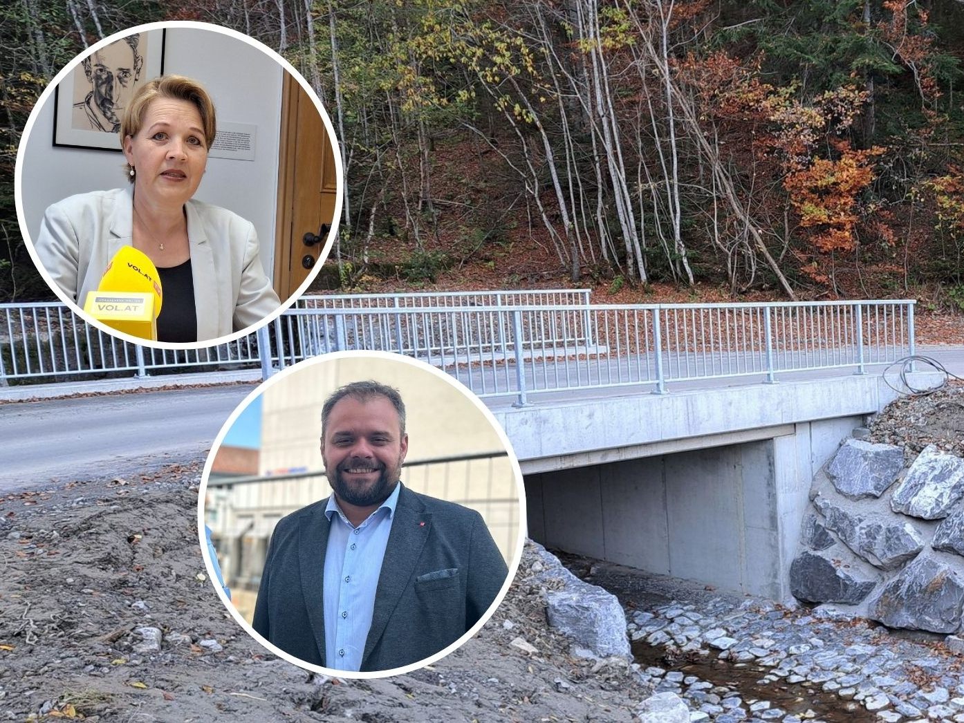 Die Stadt investierte in eine neue Brücke für das Ebnit. Die Stadt investierte in eine neue Brücke für das Ebnit.