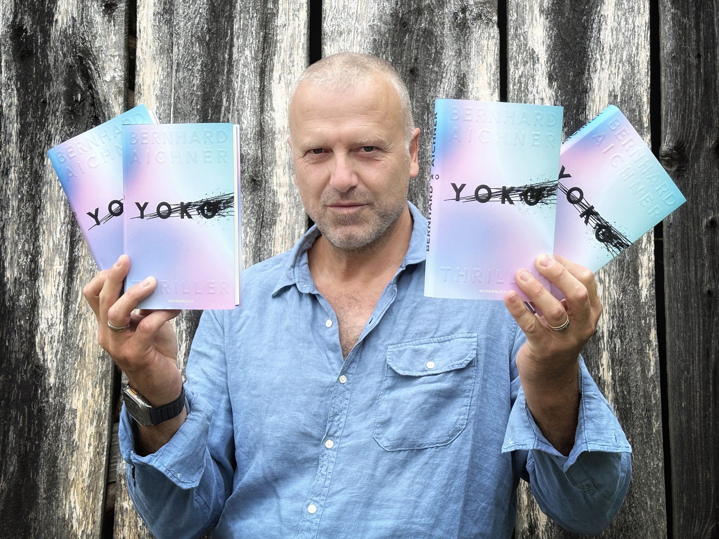 Bestsellerautor Bernhard Aichner präsentiert seinen neuen Thriller „Yoko“ im Druckwerk Lustenau. Bestsellerautor Bernhard Aichner präsentiert seinen neuen Thriller „Yoko“ im Druckwerk Lustenau.