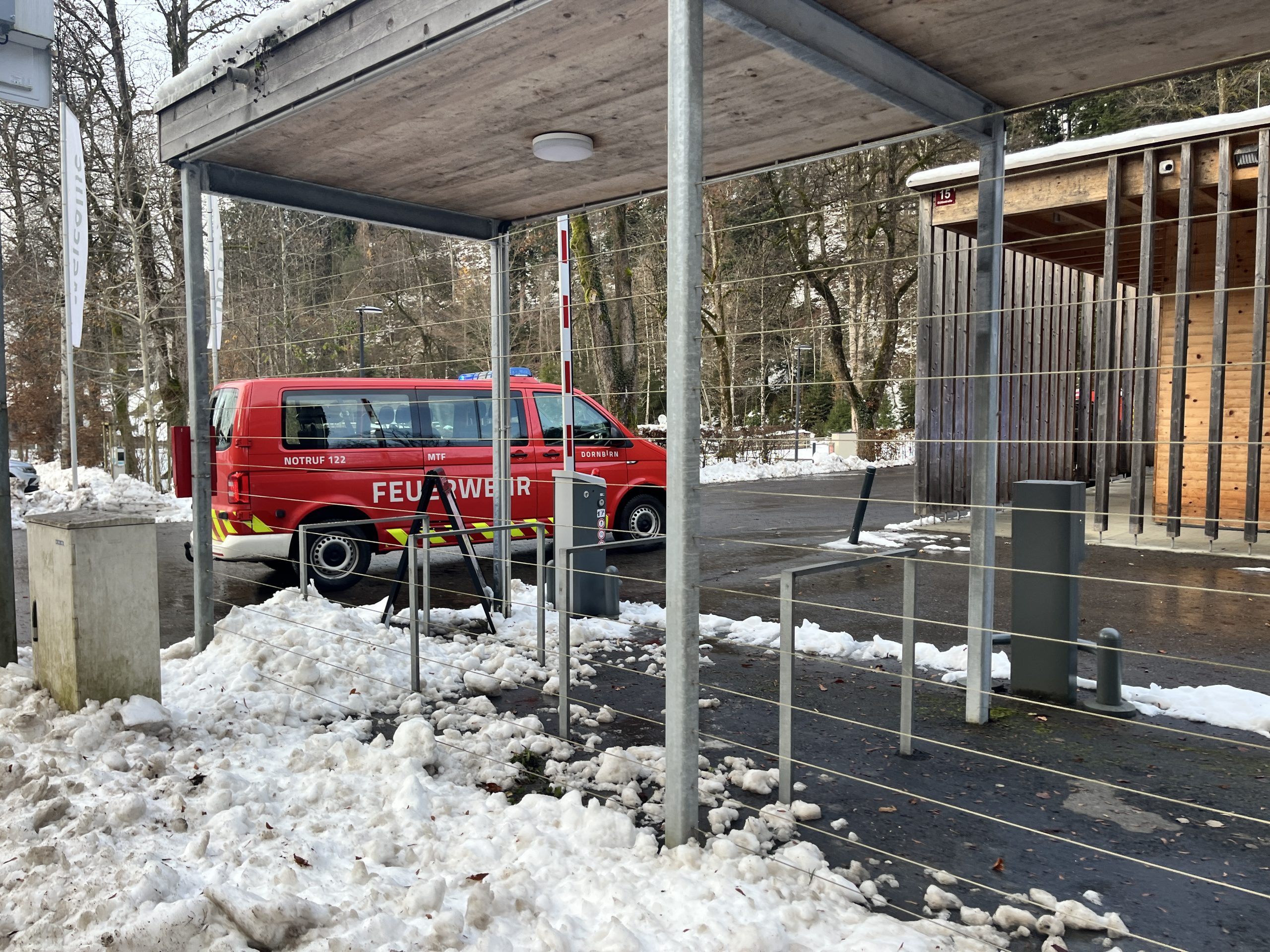 Einsatz beim Dornbirner Campingplatz