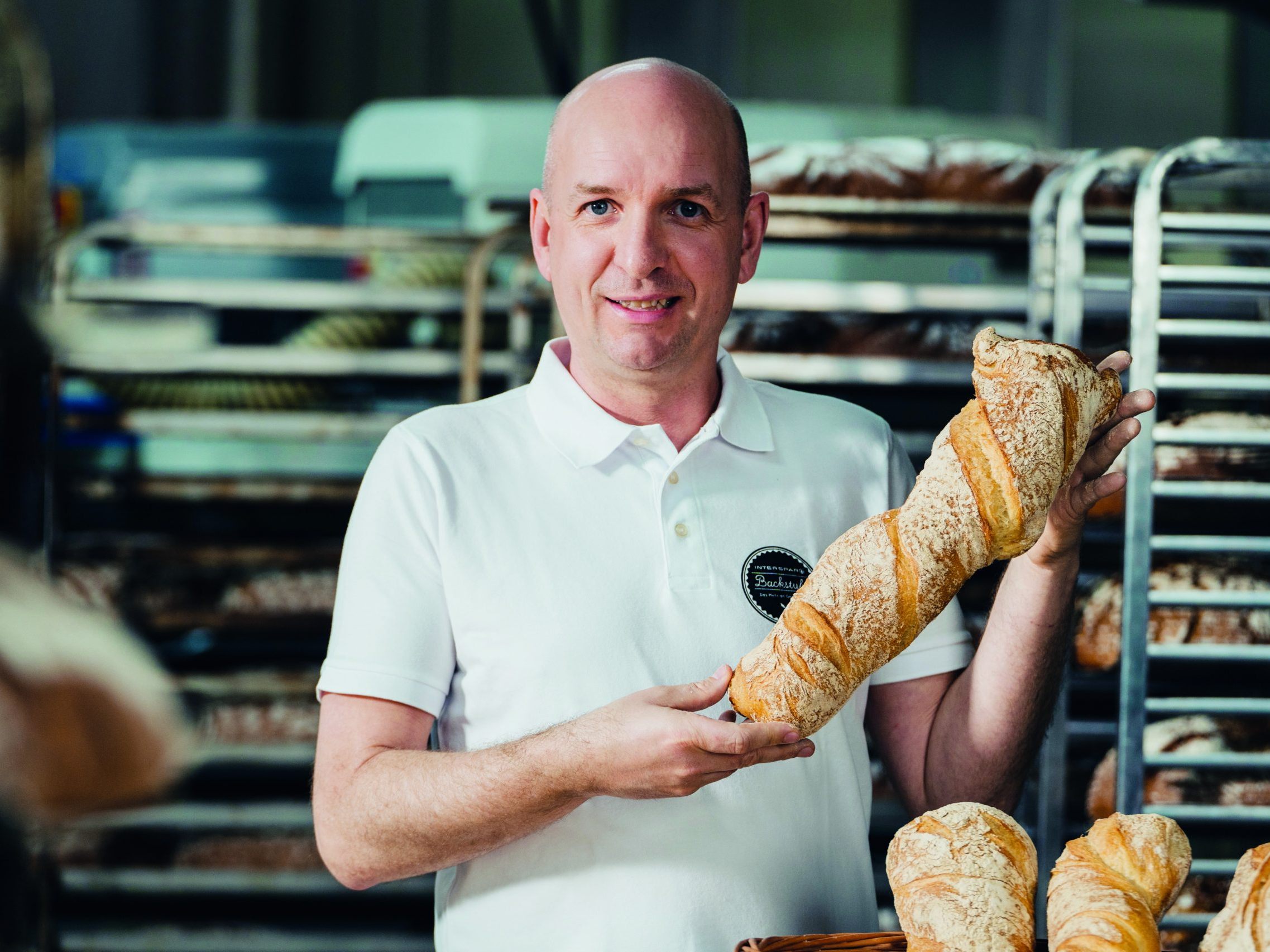 Jürgen Kölly, Leiter INTERSPAR-Bäckerei in Dornbirn: „Qualitativ hochwertige Zutaten und Rohstoffe aus Österreich sind das Geheimnis des hervorragenden Geschmacks.“