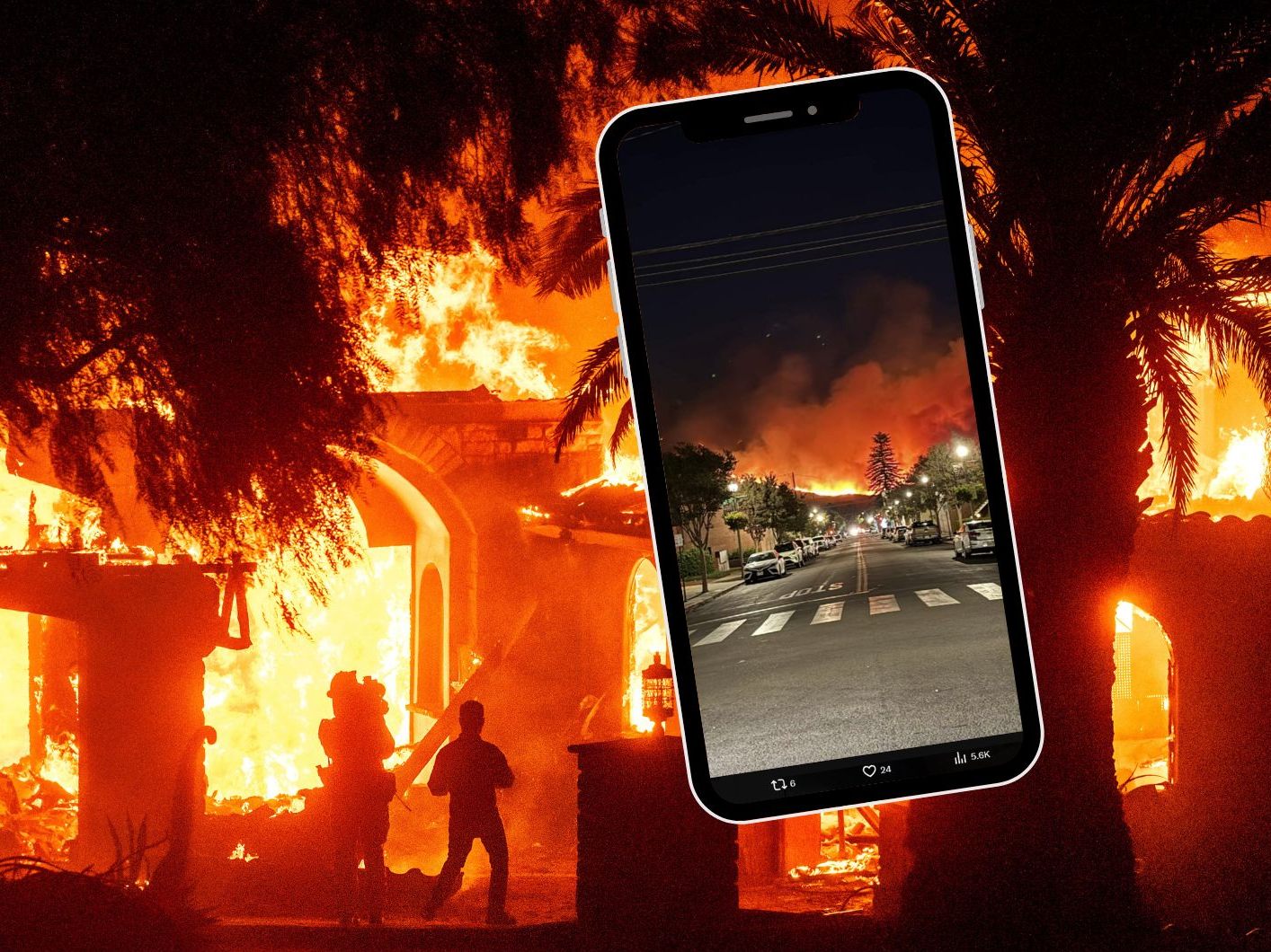 Ein loderndes Inferno bedroht Tausende in Südkalifornien. Ein loderndes Inferno bedroht Tausende in Südkalifornien.