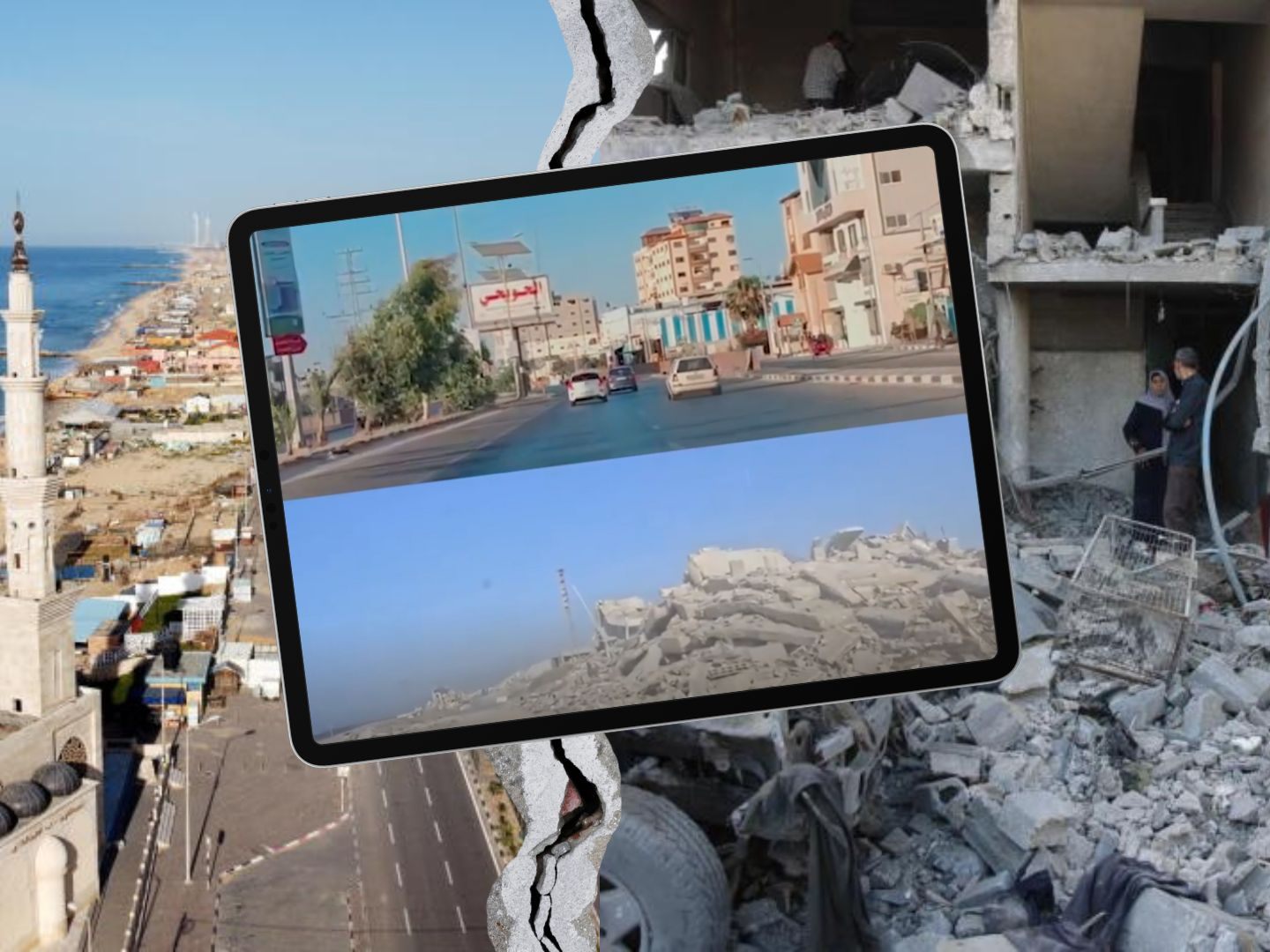 Ein Video veranschaulicht das Ausmaß der Zerstörung im Gazastreifen.