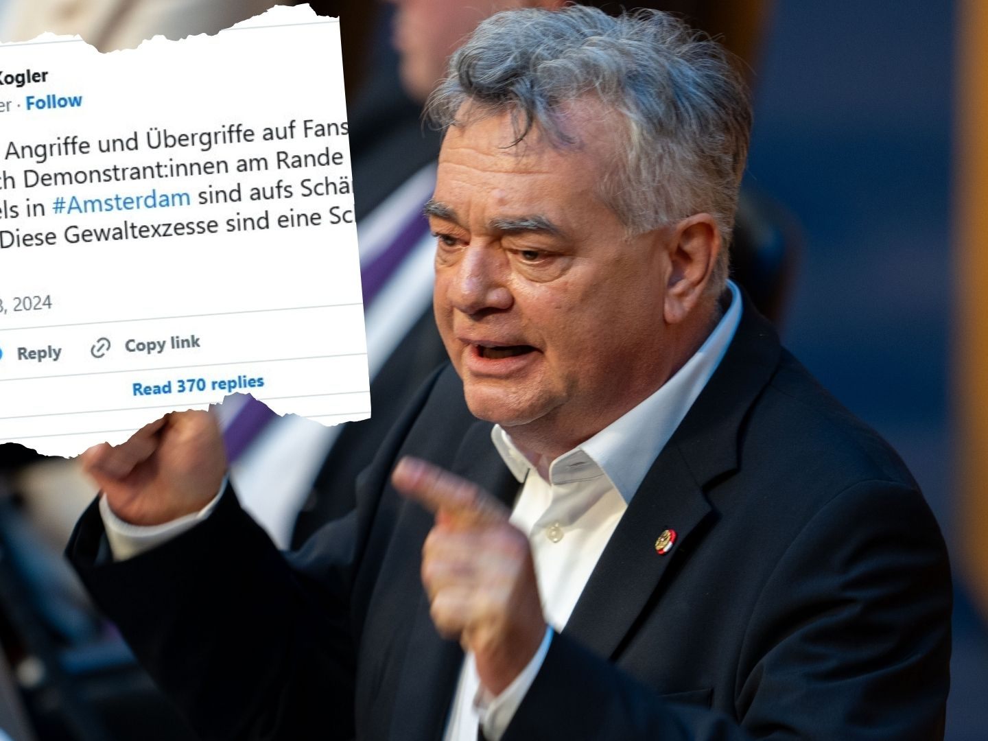 Ein Post von Werner Kogler sorgt für Aufregung. Ein Post von Werner Kogler sorgt für Aufregung.