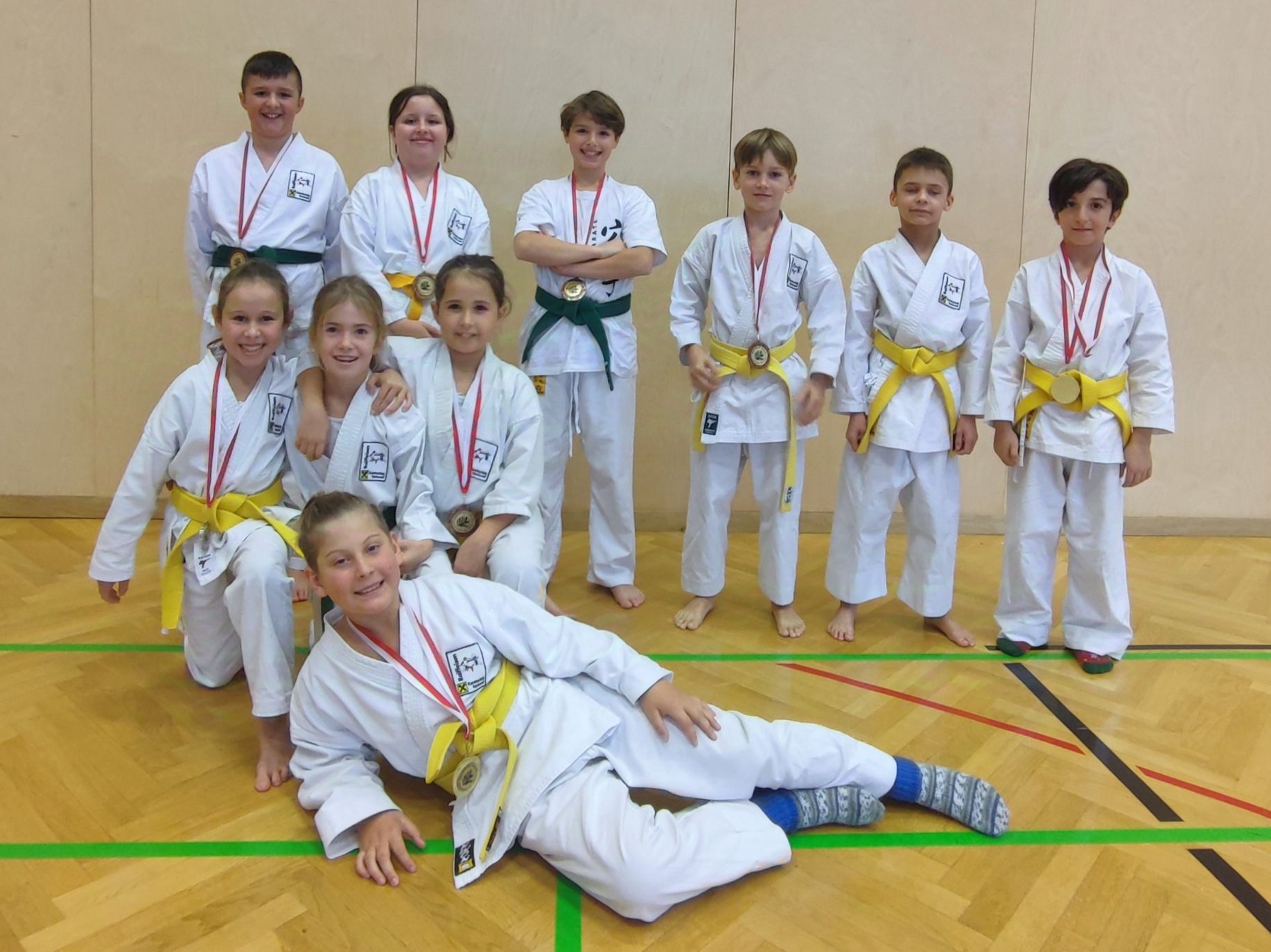 Die erfolgreichen Sportler.