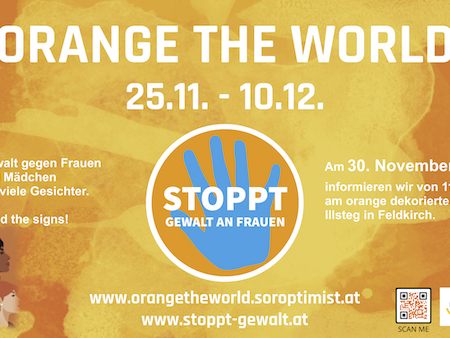 Orange the World: eine Kampagne gegen Gewalt an Frauen. Orange the World: eine Kampagne gegen Gewalt an Frauen.