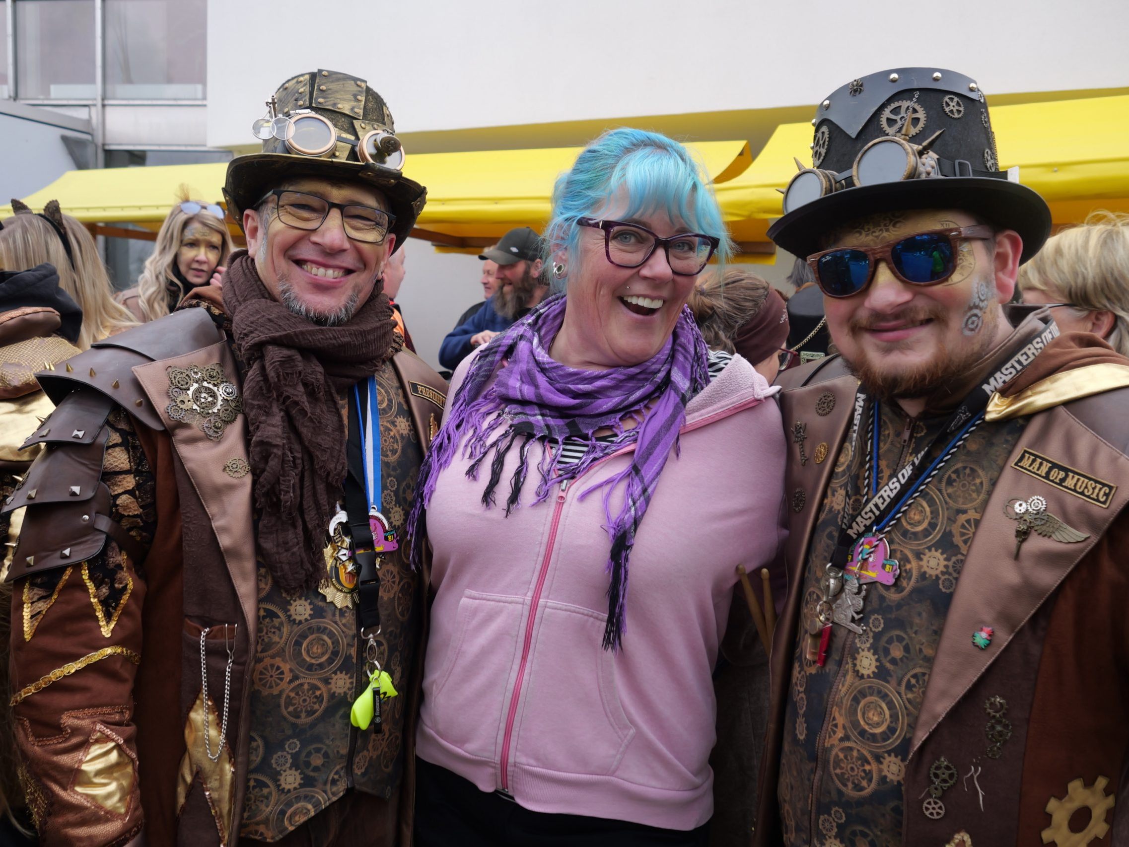 Jürgen, Tanja und Fabio beim Faschingsauftakt bei der Lebenshilfe Werkstätte Frastanz. Jürgen, Tanja und Fabio beim Faschingsauftakt bei der Lebenshilfe Werkstätte Frastanz.