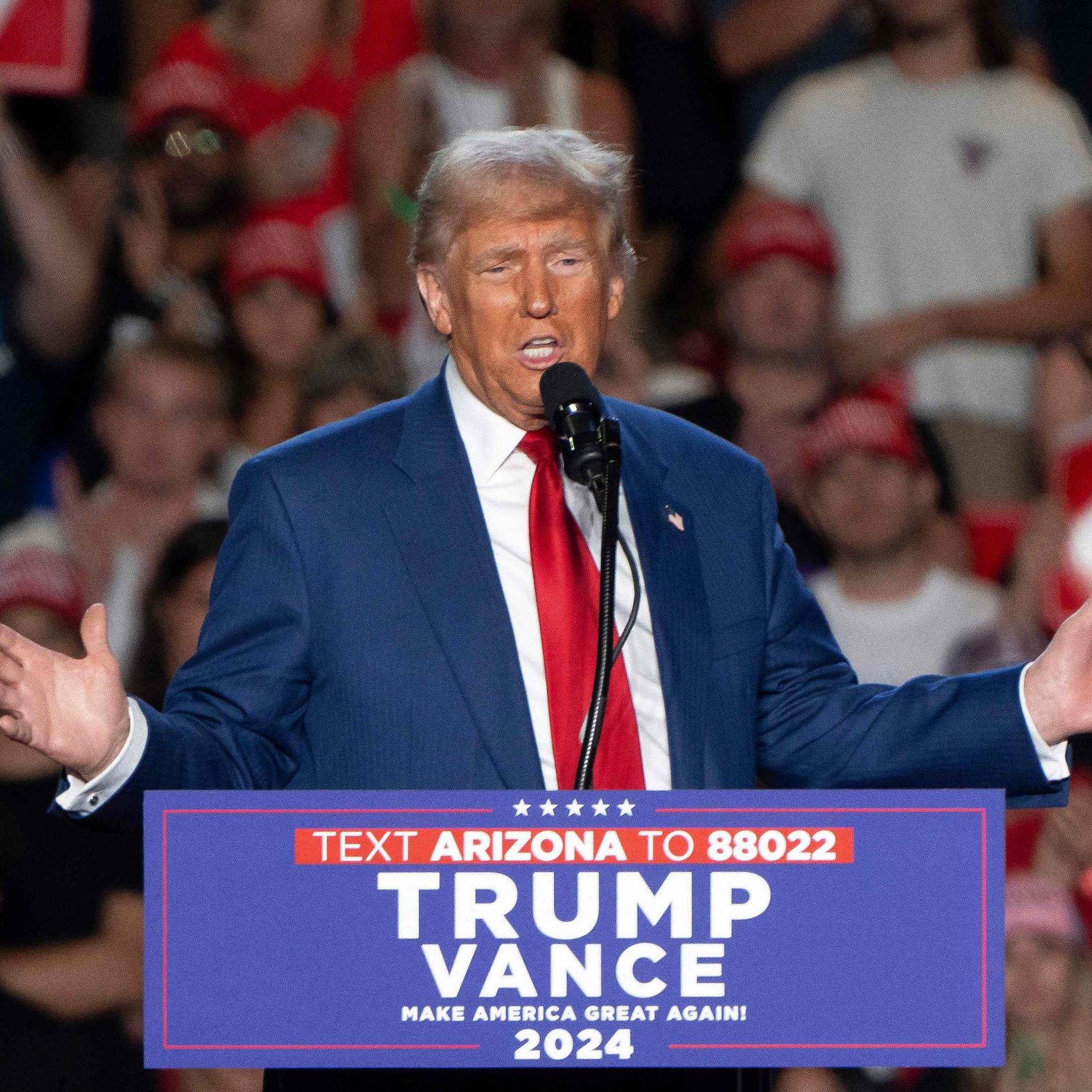 Donald Trump konnte sich auch die Wahlmänner in Arizona sichern.