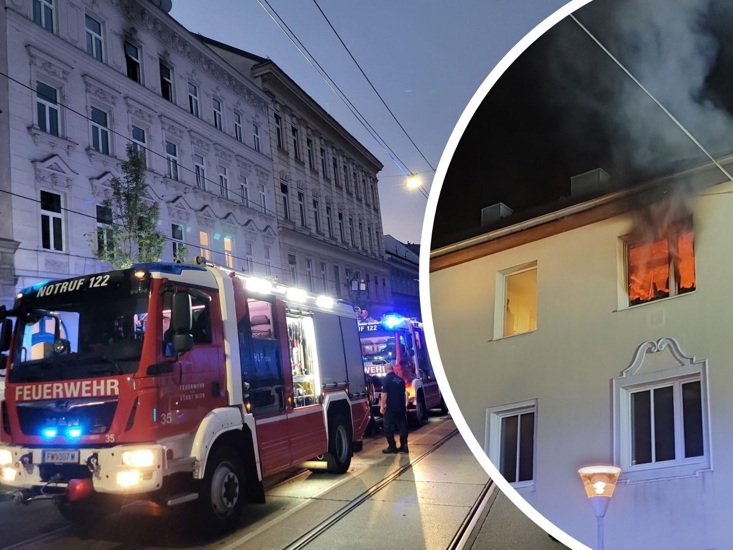 Wohnungsbrand in Wien Wohnungsbrand in Wien