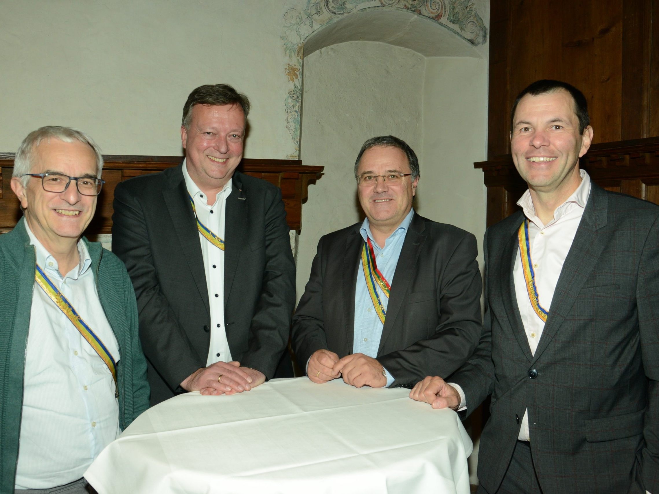 Der VCV-Vorstand mit Christof Dünser, Erich Gruber, Robert Mayer und Markus Berjak. Der VCV-Vorstand mit Christof Dünser, Erich Gruber, Robert Mayer und Markus Berjak.