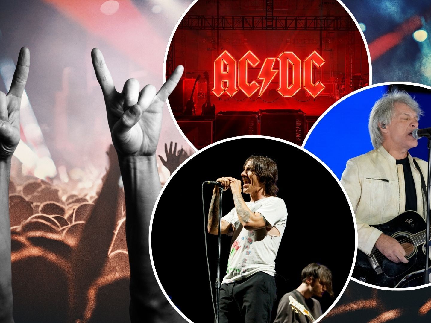 Erleben Sie eine unvergessliche Rocknacht mit den größten Klassikern von Green Day, Bon Jovi, Queen, Red Hot Chili Peppers, AC/DC und CCR.