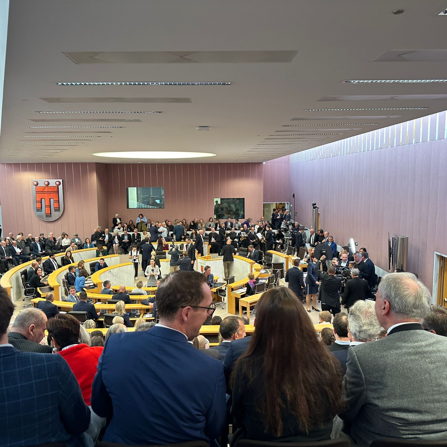 Konstituierende Sitzung nach der Wahl vom 13. Oktober