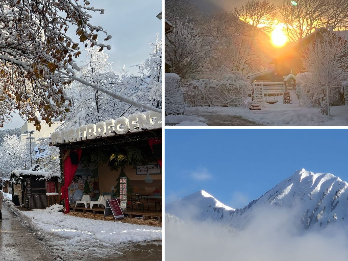 Vorarlberg zeigt sich nach dem Wintereinbruch von seiner schönsten Seite.
