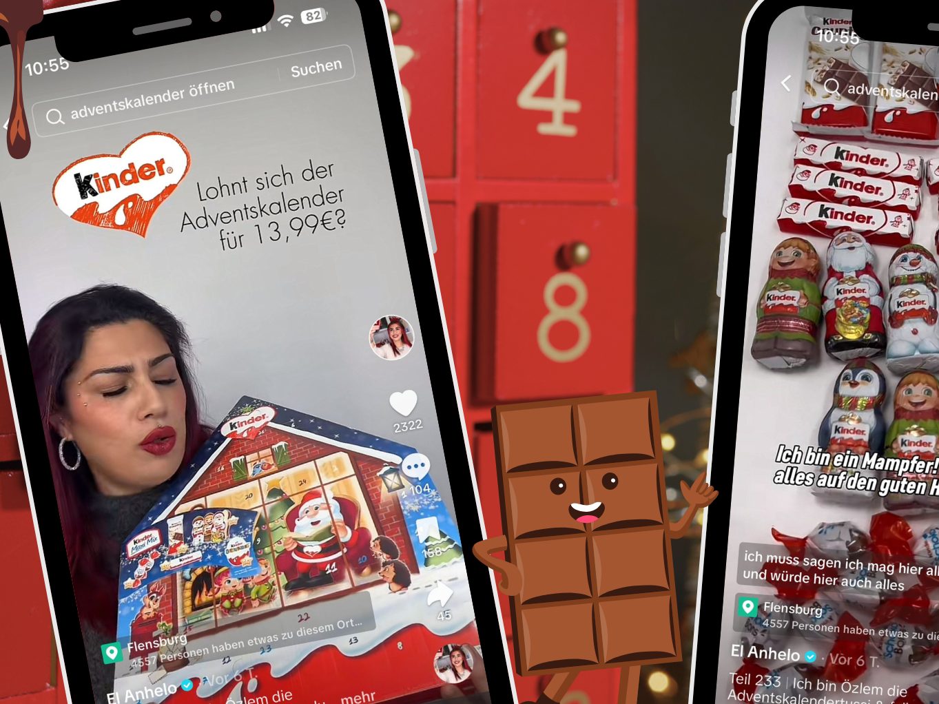 TikTokerin Özlem testet den Kinder Maxi Mix Adventskalender und zeigt detailliert den Inhalt sowie ihre ehrliche Meinung zum Auspackerlebnis.