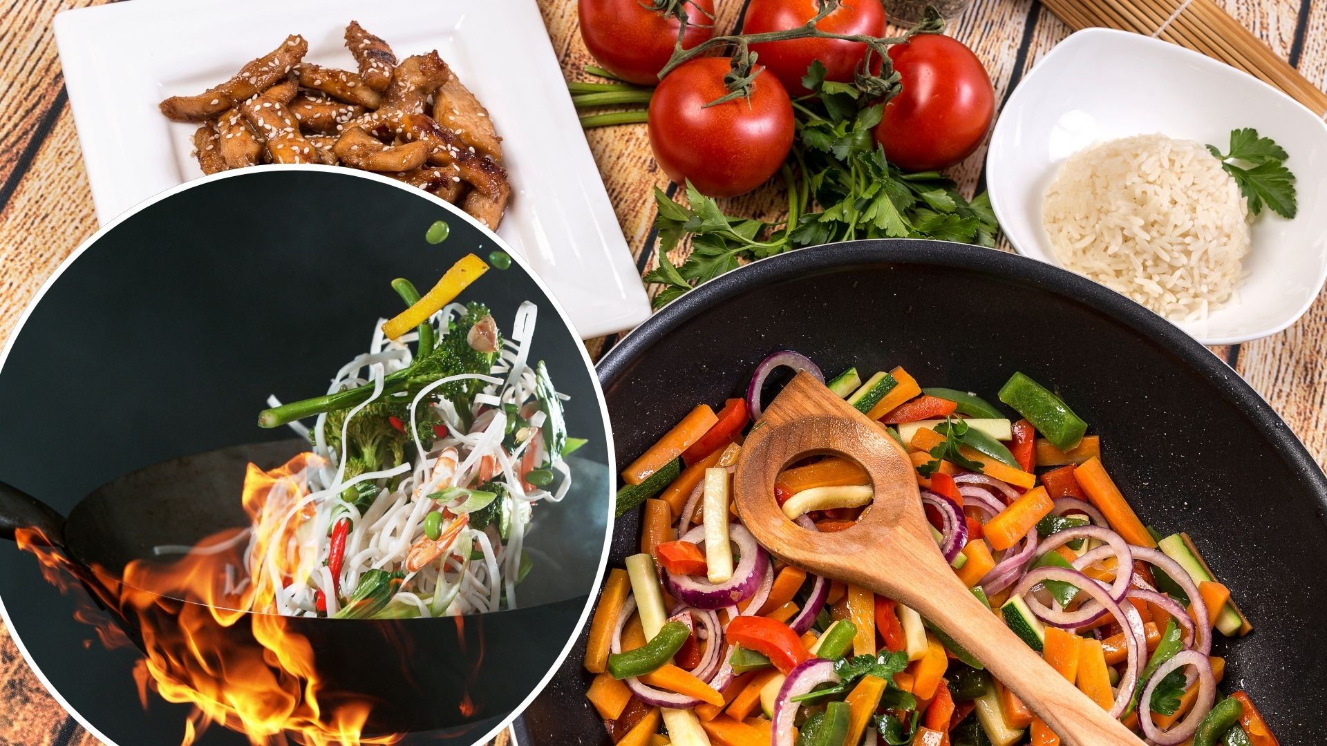 Egal ob würziges Rind, zartes Huhn oder vegane Wok-Optionen. Egal ob würziges Rind, zartes Huhn oder vegane Wok-Optionen.
