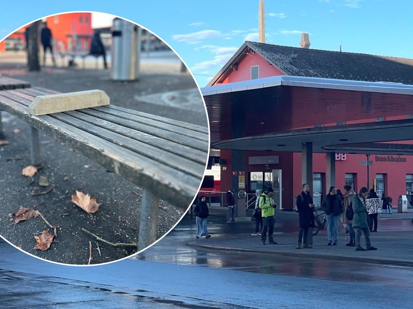 Neue Maßnahmen beim Bahnhof