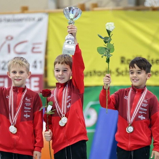 Die letztjährigen Top-3 der Jugendstufe 6 sind auch in diesem Jahr in Hohenems wieder dabei.