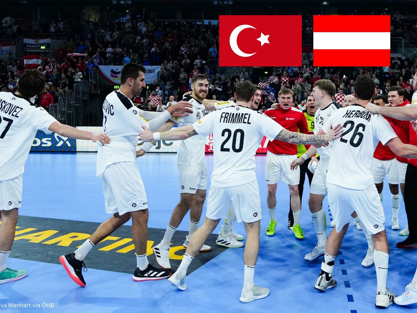 Österreich trifft am Donnerstag auf die Türkei.