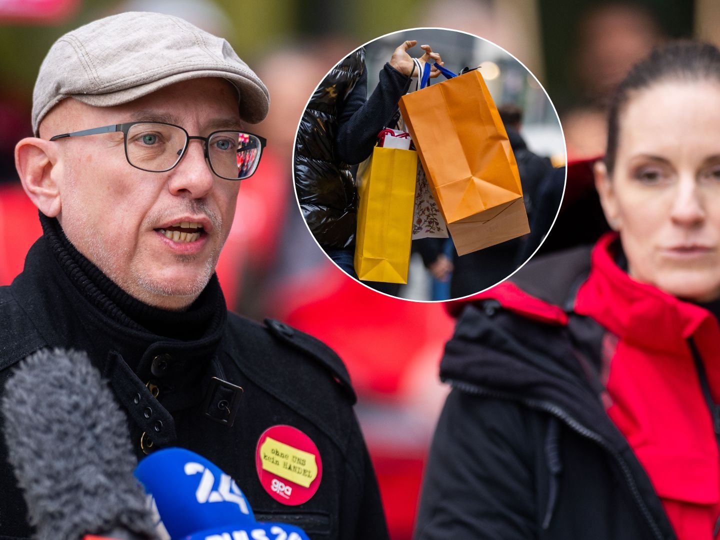 Auch am Samstag darauf könnte es zu Kampfmaßnahmen der Gewerkschaft GPA kommen Auch am Samstag darauf könnte es zu Kampfmaßnahmen der Gewerkschaft GPA kommen