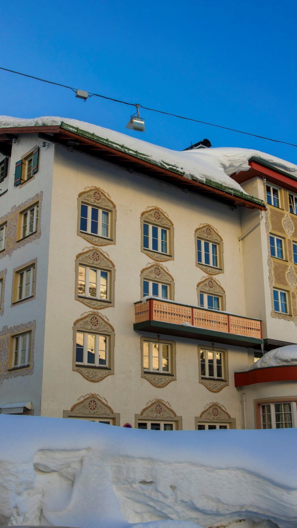 Hotel Edelweiss in Zürs.