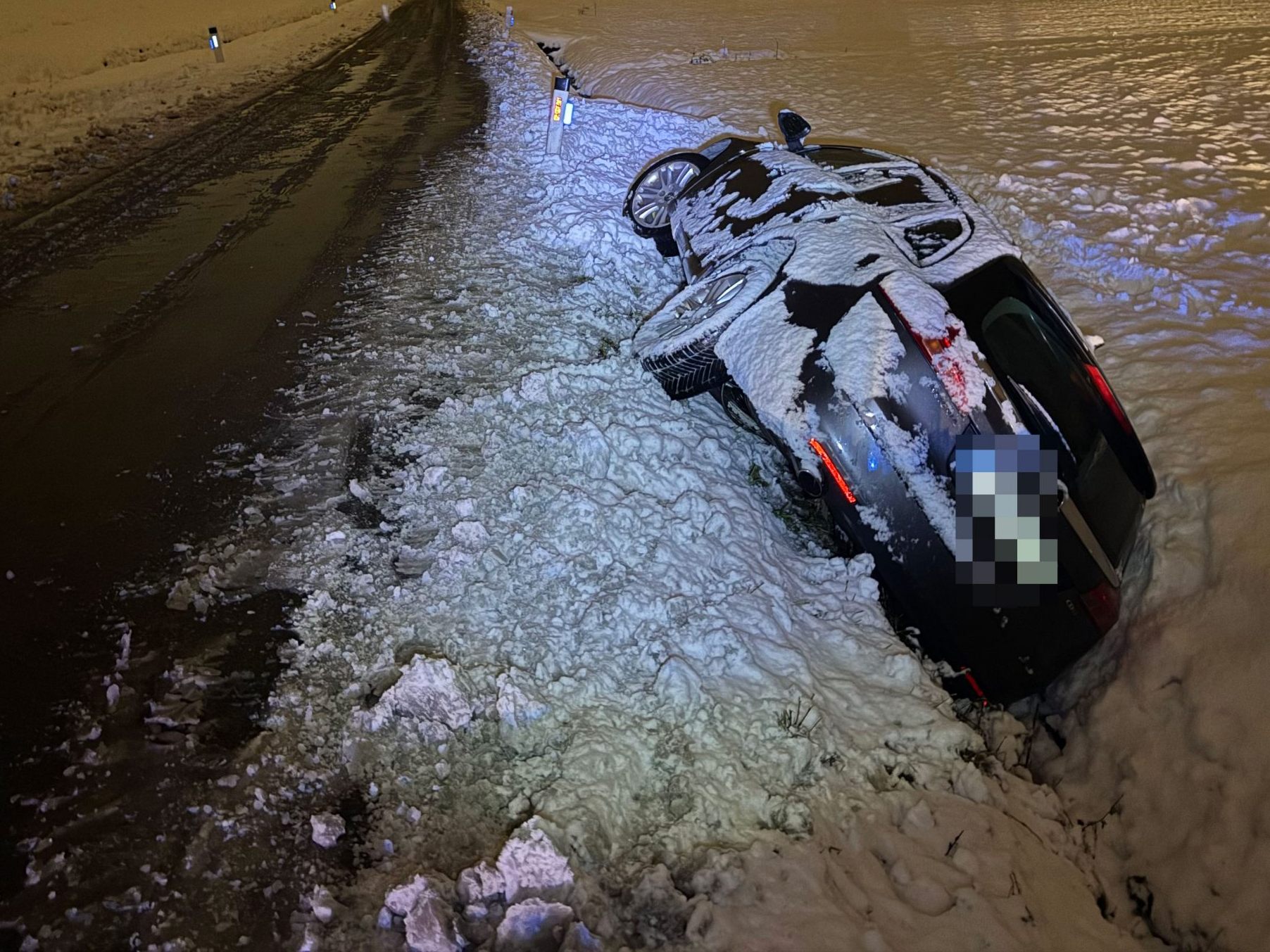 Mehrere Pkw in Lustenauer Graben gelandet