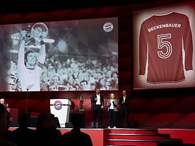 Die Nummer 5 bleibt für Beckenbauer reserviert
