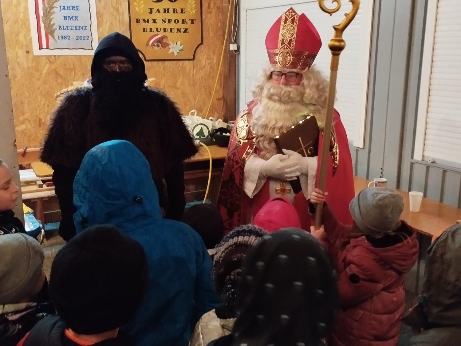 Der Nikolaus war voll des Lobes für den BMX-Club Der Nikolaus war voll des Lobes für den BMX-Club