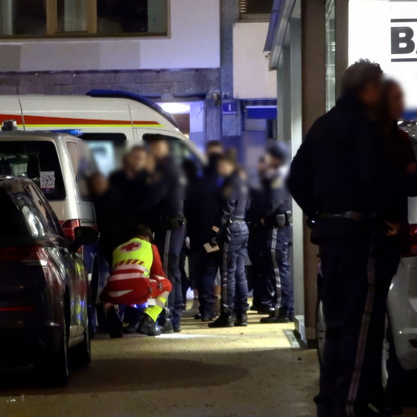 Großeinsatz in der Bregenzer Innenstadt wegen einer Massenschlägerei.