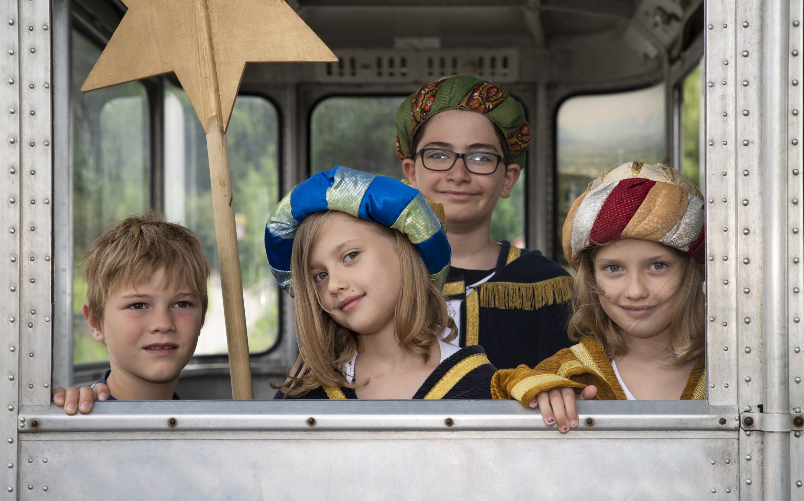 Sternsinger/innen besuchen die Pfänderbahn Sternsinger/innen besuchen die Pfänderbahn
