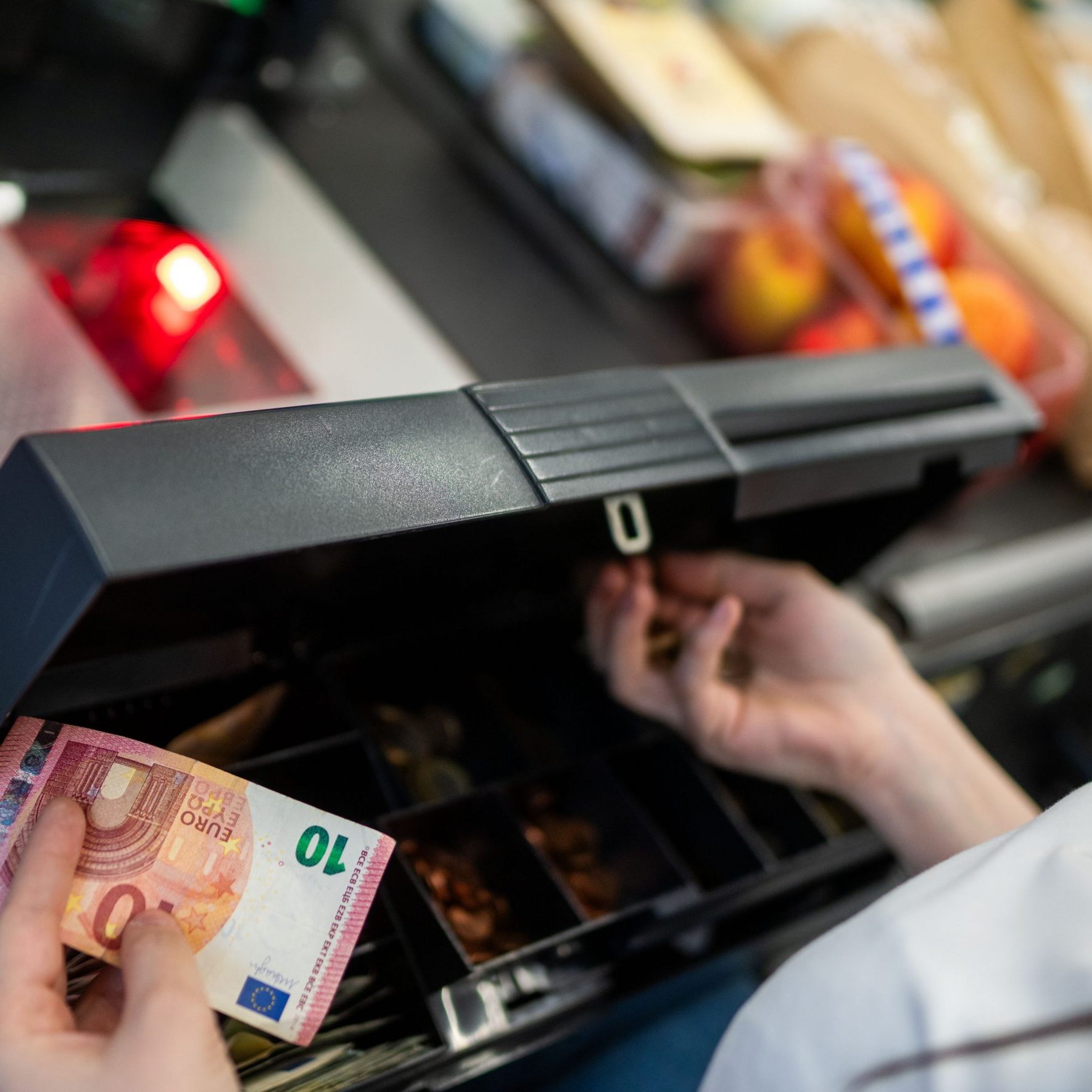 Umsatz im Einzelhandel gestiegen.