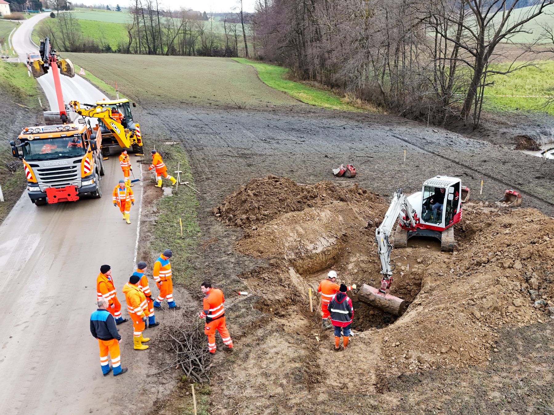 Die Gasversorgung der betroffenen Haushalte wurde wiederhergestellt.