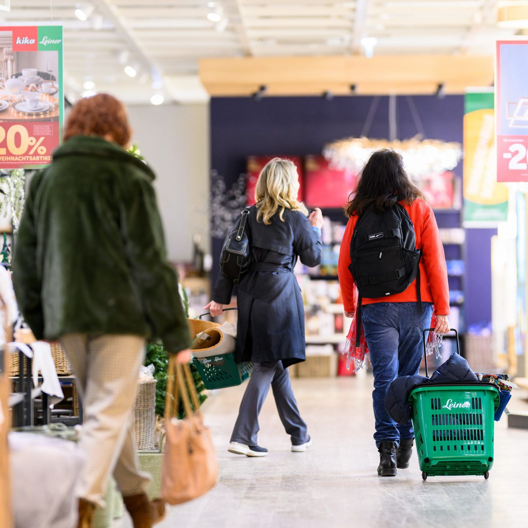 Die Deko- und Haushaltsabteilung ist bei Schnäppchenjägern besonders beliebt.