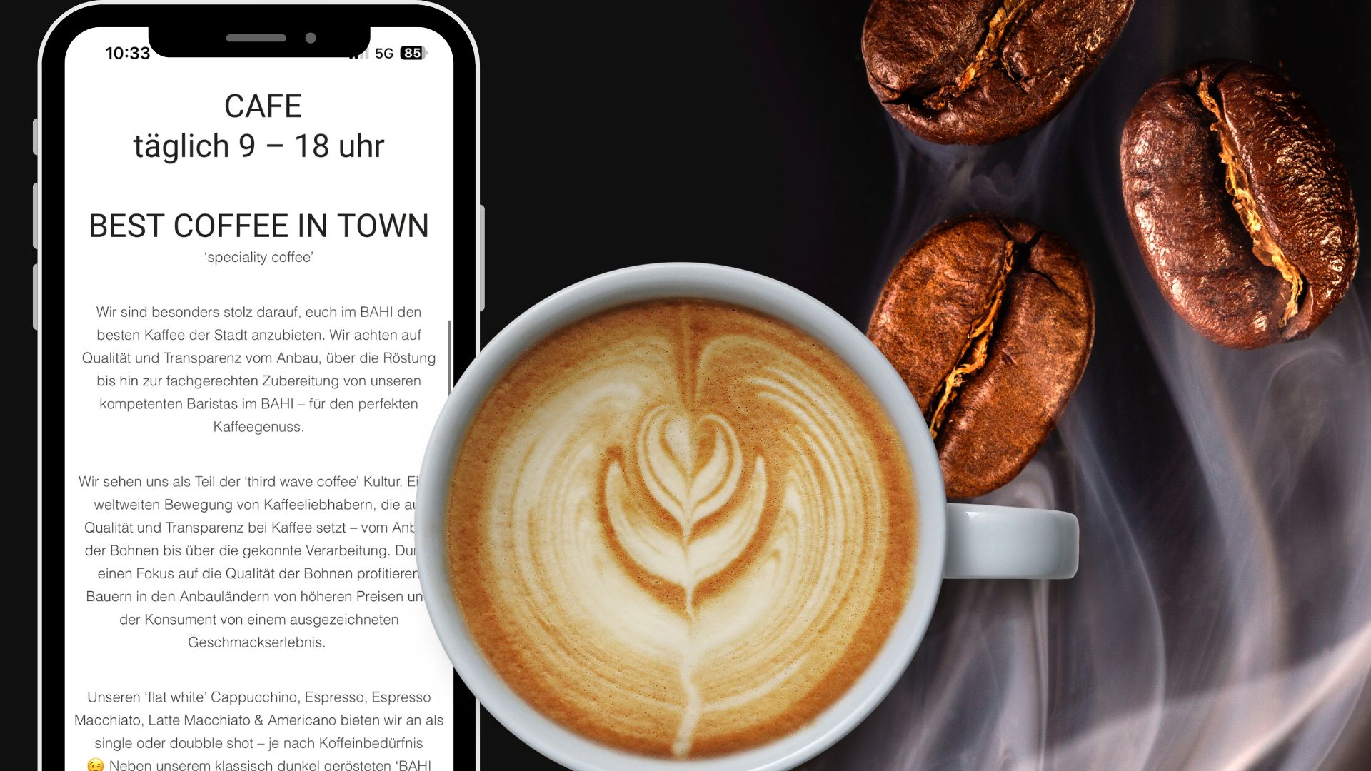 Das BAHI in Bregenz ist Teil der ‘third wave coffee’ Kultur. Das BAHI in Bregenz ist Teil der ‘third wave coffee’ Kultur.
