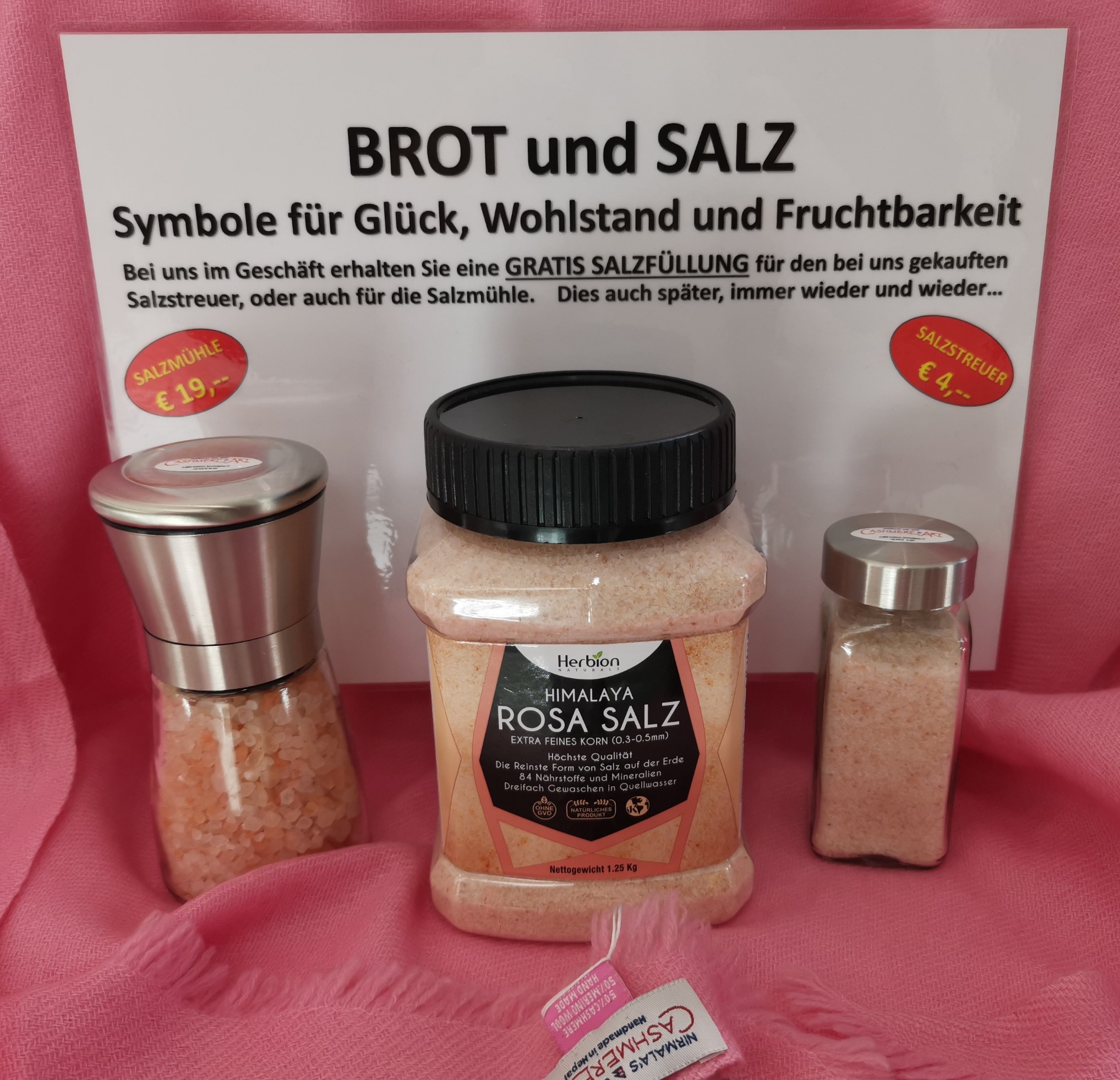 Stammkunden - Gratis Nachfüll-Service von Himalaya Salz  Stammkunden - Gratis Nachfüll-Service von Himalaya Salz