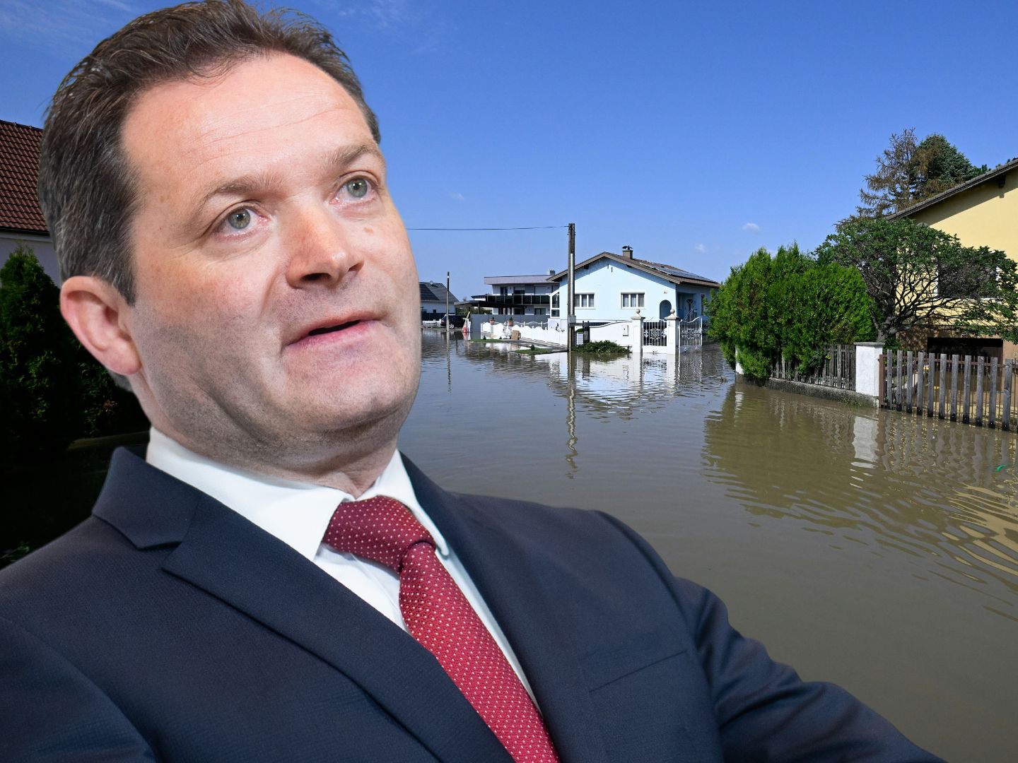 Totschnig verweist auf die "Notwendigkeit einer an den Klimawandel angepassten Wasser-Infrastruktur".