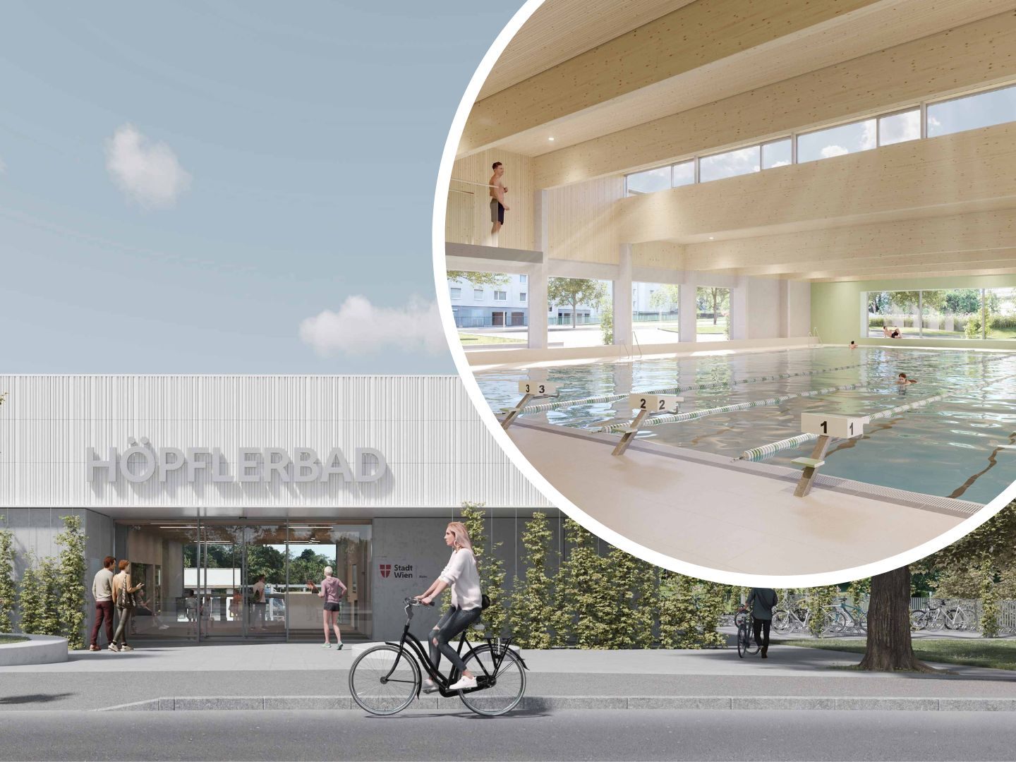 Die Fertigstellung ist für Herbst 2027 geplant. Die Fertigstellung ist für Herbst 2027 geplant.