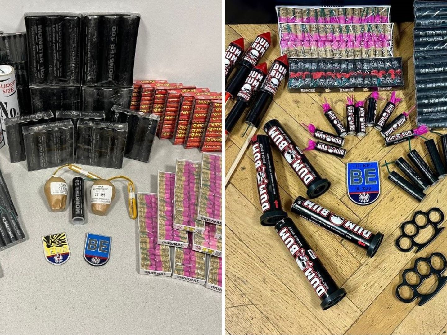 Erfolgreiche Schwerpunkte der Wiener Polizei gegen illegale Pyrotechnik. Erfolgreiche Schwerpunkte der Wiener Polizei gegen illegale Pyrotechnik.