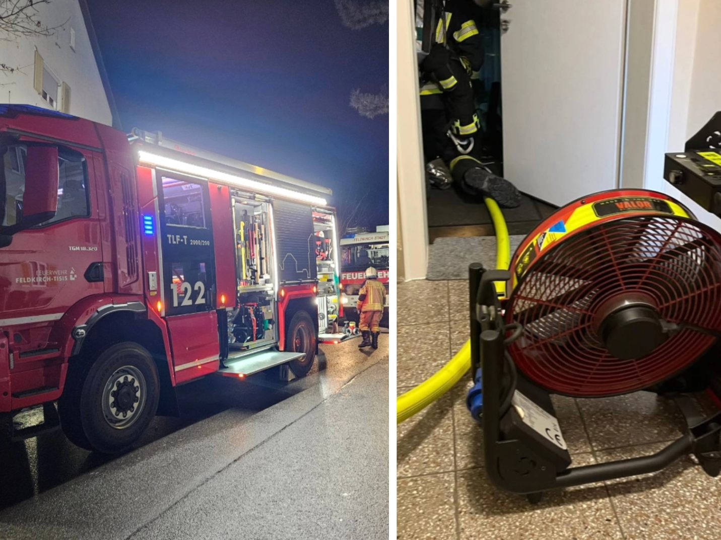 Brand in einer Wohnung in Tisis Brand in einer Wohnung in Tisis