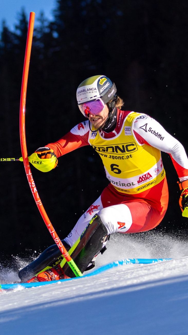 Manuel Feller schaffte im Alta-Badia Slalom Platz 7.
