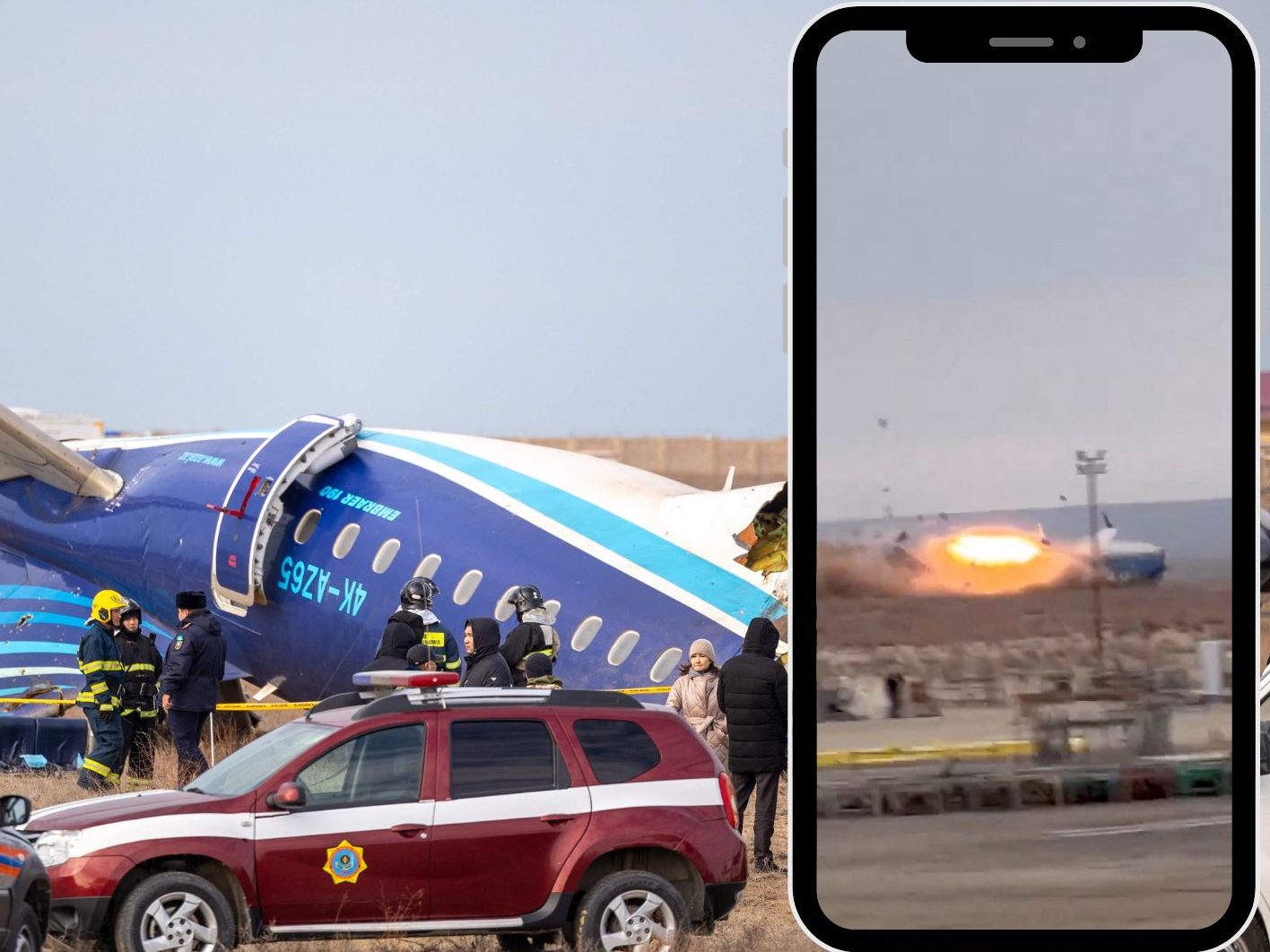 Bei einem Flugzeugabsturz in Kasachstan am vergangenen Mittwoch, überlebten wie durch ein Wunder 29 Personen.