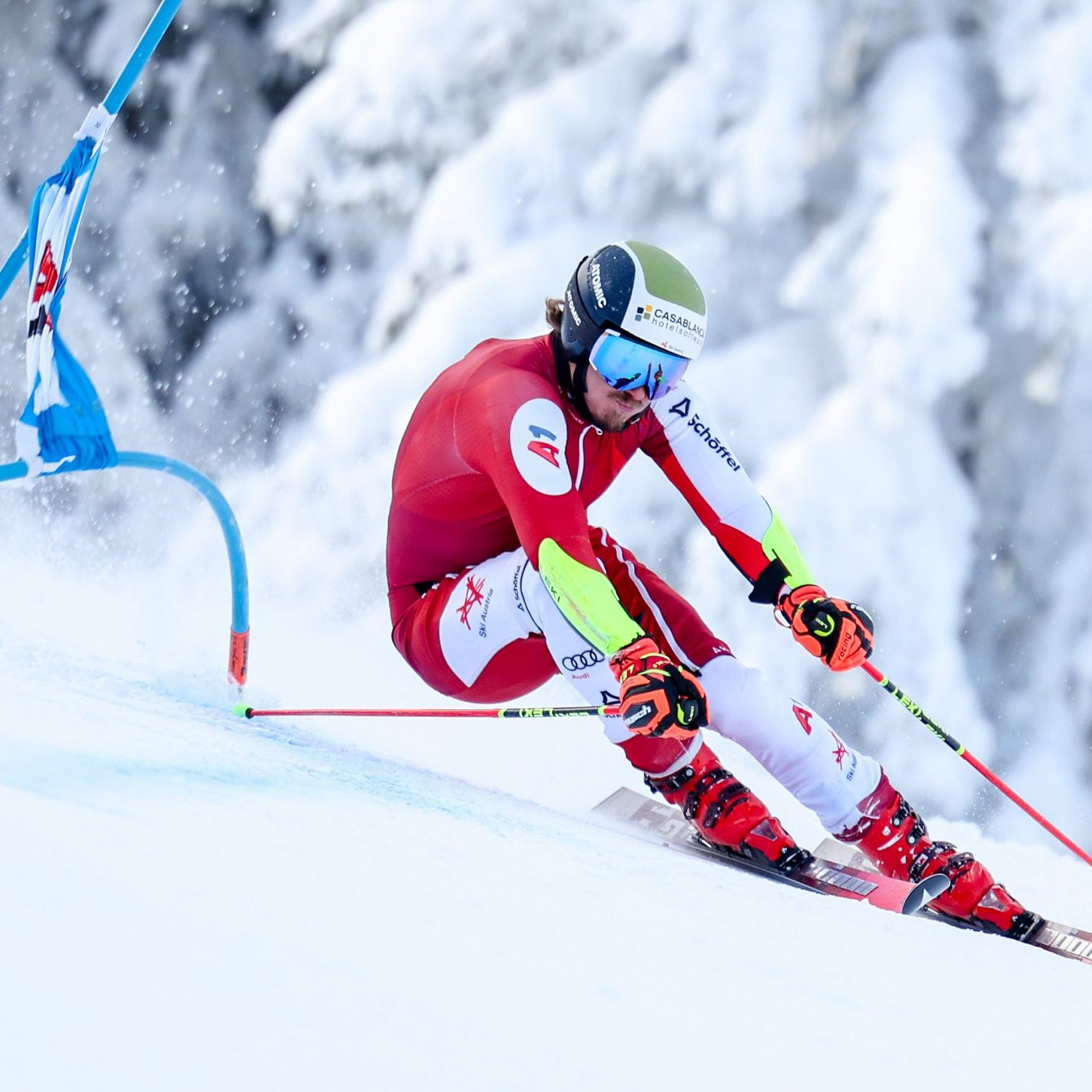 Manuel Feller gibt in Val d'isere sein Comeback.