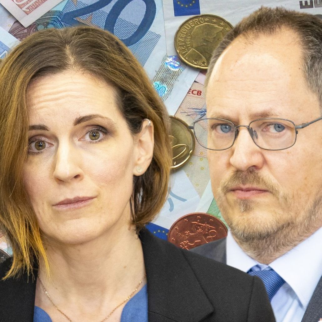 Chefverhandlerin Veronika Arnost (GPA) und der Obmann der Bundessparte Handel Rainer Trefelik und ihre Teams wurden sich heute einig.